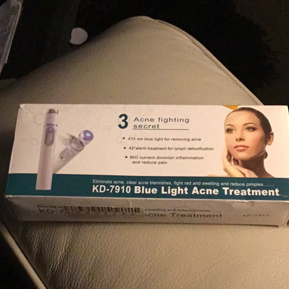 KD-7910 Blue light acne treatment, eliminates acne, blemishes,swelling + pimples